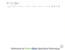 Tablet Screenshot of pharmblue.com